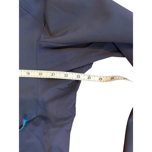 PATAGONIA Navy Blue M's Adze Hybrid Full Zip Outdoor Windbreaker Jacket Medium - Picture 5 of 9